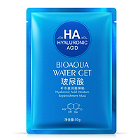 Тканевая маска для лица Bioaqua Hyaluronic Acid Water Get Mask, с гиалуроновой кислотой