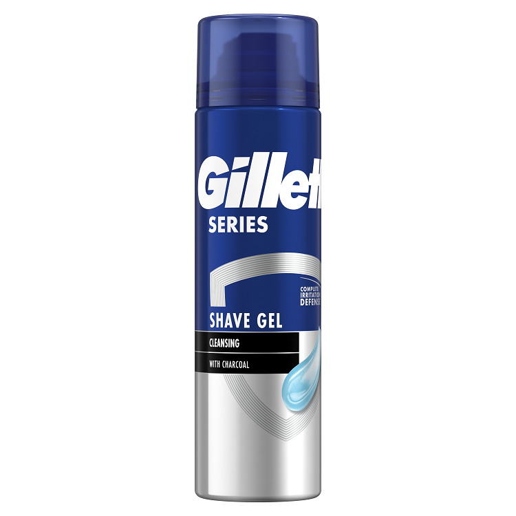 Гель для гоління Gillette Series Очищуючий 200 мл, фото 1