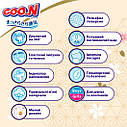 Підгузки Goo.N Premium Soft для дітей (S, 3-6 кг, 70 шт) F1010101-153, фото 4