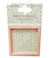 Декоративные рамки Back to Basics Pretty In Pink, Dovecraft, DCCB003