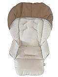 Чохол DavLu до стільчика для годування Сһіссо Polly 2 in 1 Темний беж (000171), фото 2