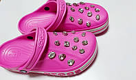 JIBBITZ Джиббитсы украшение для обуви Сrocs лот 26+1 шт. яркие камни камушки джиббитс крокс комплект