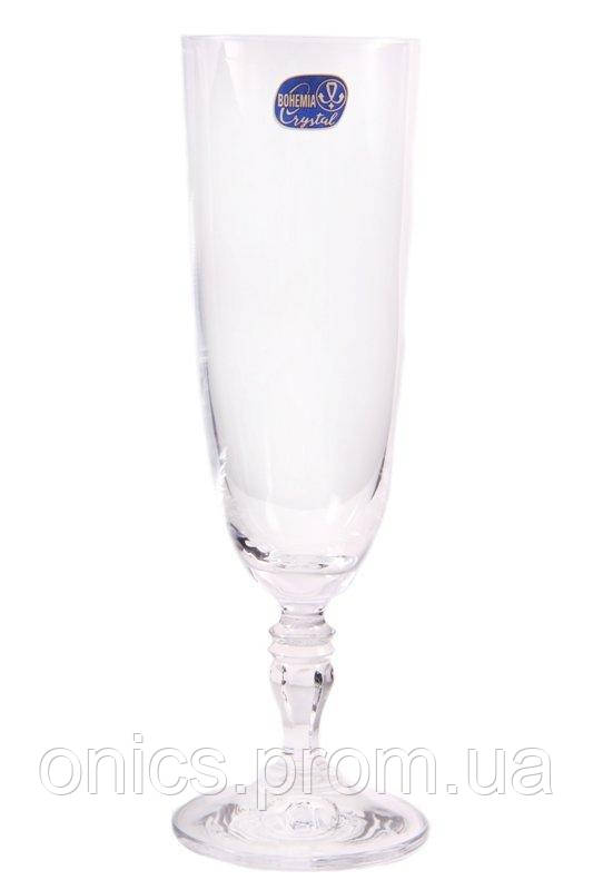 Набор бокалов для шампанского 220 мл 6 шт Gloria Bohemia 40733/220 хорошее качество - фото 1 - id-p2191899410