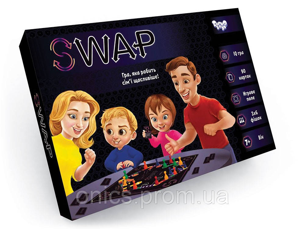 Настольная игра Danko Toys Swap G-Swap-01-01U хорошее качество - фото 1 - id-p2191899421