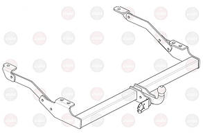 Фаркоп Renault Trafic (2014-)(фаркоп Рено Трафік)VasTol