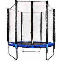 Батут прыжковый SkyJump 183 см + внешняя защитная сетка, 6 футов для детей и взрослых