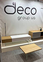 Журнальний столик GlassLine 80*50 см МДФ дуб натуральний TM DecoGroup, фото 4