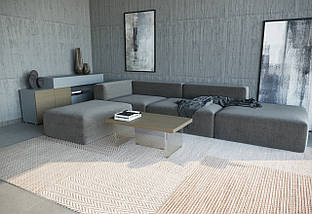 Журнальний столик GlassLine 80*50 см МДФ дуб натуральний TM DecoGroup, фото 6