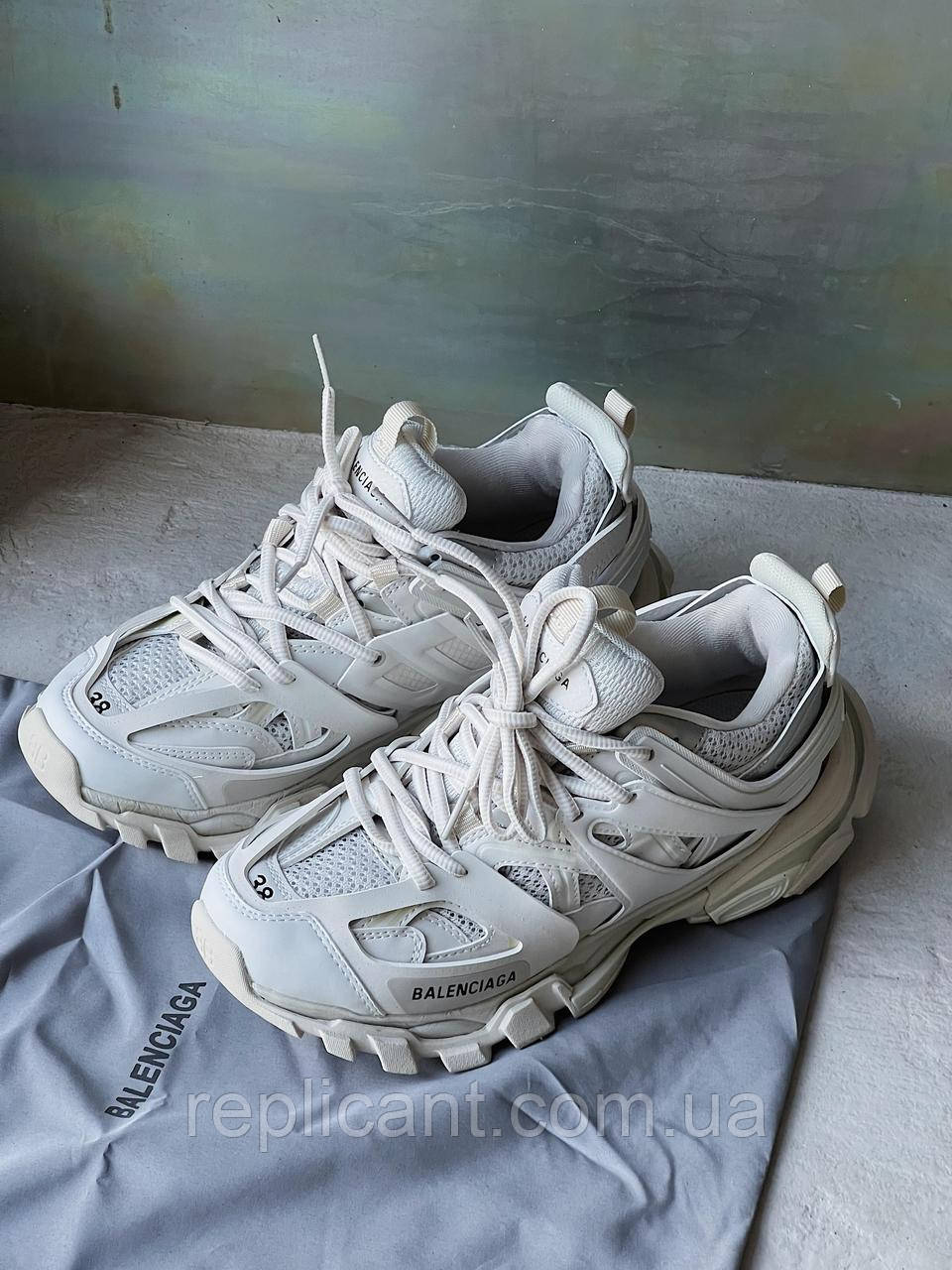 Мужские кроссовки Balenciaga Track 3.0 White чоловічі кросівки Balenciaga, фото 1