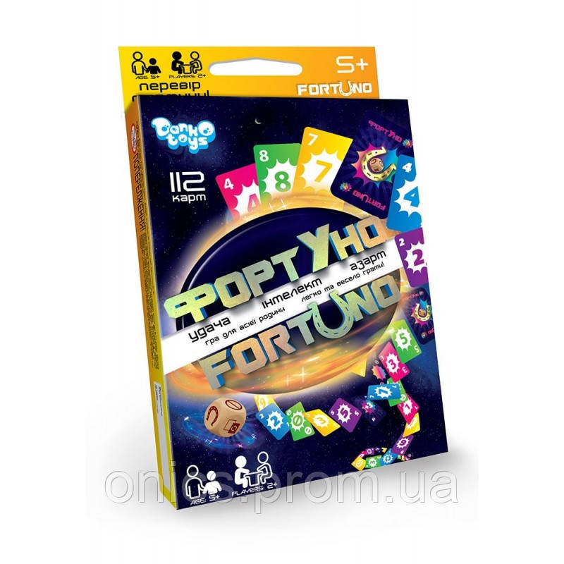 Настольная игра Danko Toys Фортуно-Fortuno UF-03-01U хорошее качество - фото 1 - id-p2191889056