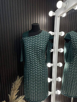 Стильна жіноча сукня, тканина "Гіпюр" 52, 54 розмір 52, фото 2