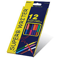 Набор цветных карандашей Marco Superb Writer 4110-12CB 24 цвета хорошее качество