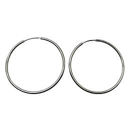 40 мм. Сережки кільця xuping. Родій