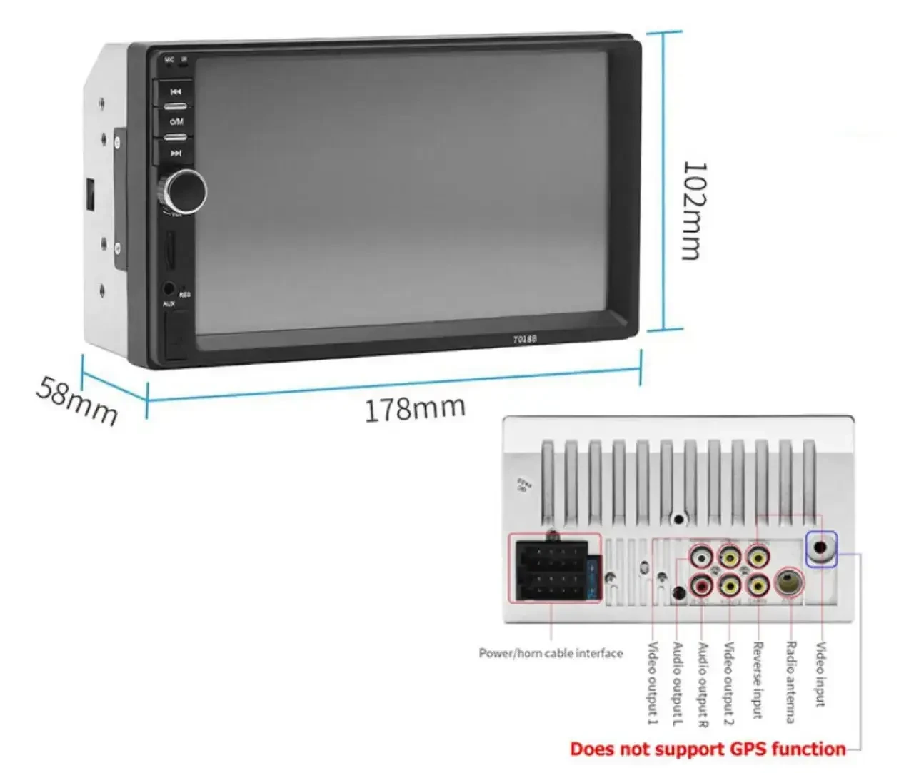 Магнитола с чистым звуком 2din Автомагнитола андроид с сенсорным экраном Автомагнитолы с блютузом - фото 2 - id-p2191926094