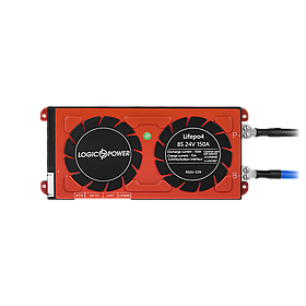 Smart BMS плата LiFePO4 24V 8S 150A (Dis 150A Ch 75A) + UART/RS485/CAN