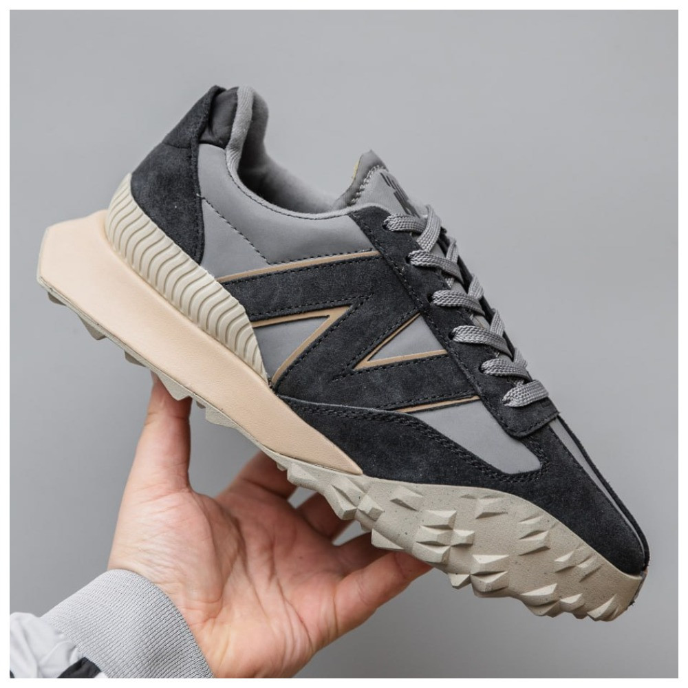 Чоловічі / жіночі кросівки New Balance XC-72 Grey Beige, сіро-чорні замшеві кросівки нью беланс XC-72 ню беленс нб, NB XC-72