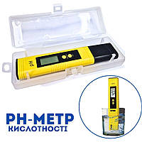 PH-метр для вимірювання кислотності 0.00-14pH, портативний, калібрування de