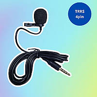 Мікрофон петличний петличка для смартфона, планшета TRRS 4pin de