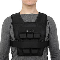 Жилет-утяжелитель 10 кг регулируемый Adjustable Weighted Vest черный (TA-7815-10)