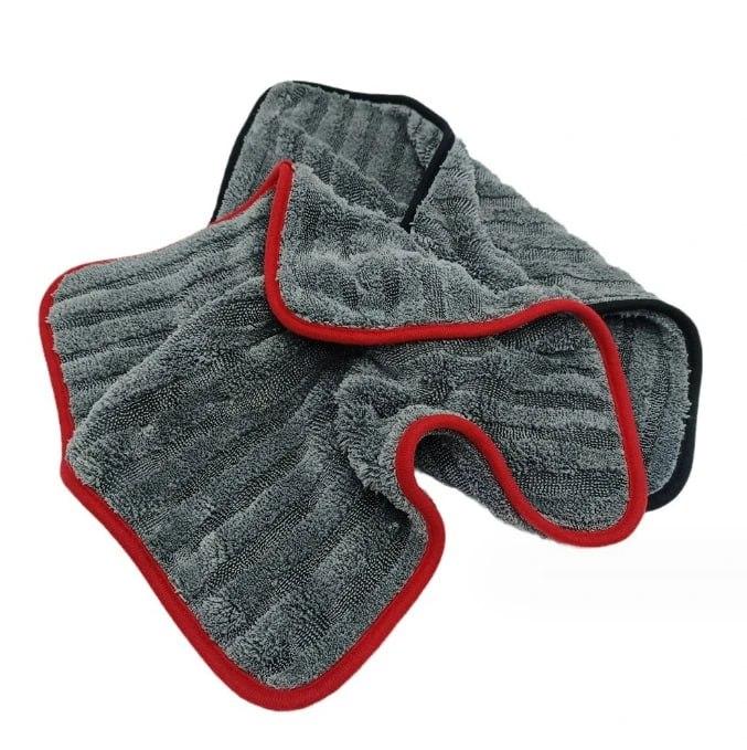 Рушник для сушіння автомобіля "Ozo гібрид" 40*40 cм сірий., фото 1