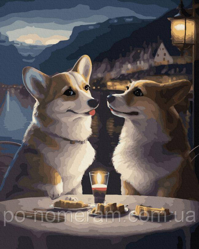 Картина за номерами Побачення коргі (NIK-N687) 40 х 50 см, фото 1