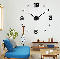 Декоративний настінний 3д годинник Конструктор годинник електронний diy clock new Дизайнерський настінний годинник