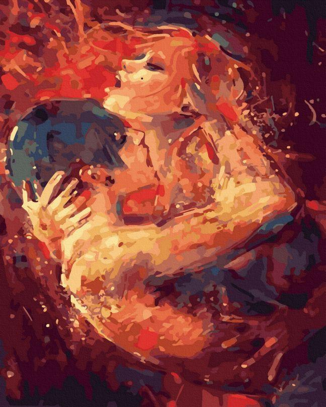 Полотно для малювання Пристрасний поцілунок (BRM46941) 40 х 50 см, фото 1