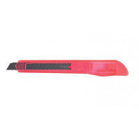 Нож канцелярский Buromax 9мм, transparent plastic, assorted colors, JOBMAX (BM.4631) o