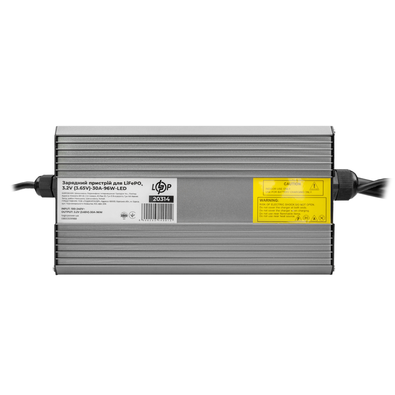 Зарядний пристрій для акумуляторів LiFePO4 3.2V (3.65V)-30A-96W-LED