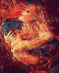 Картина по цифрам Пристрасний поцілунок (BRM46941) 40 х 50 см