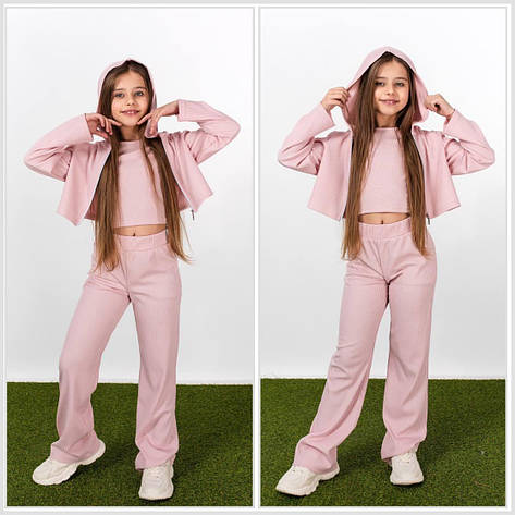 Костюм дитячий для дівчинки трійка Аміна | на ріст 122-152р., фото 1