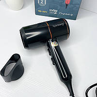 Фен для укладки и сушки волос Rainberg RB-2211 + насадка-концентратор. Цвет: черный Sensey Фен для укладання