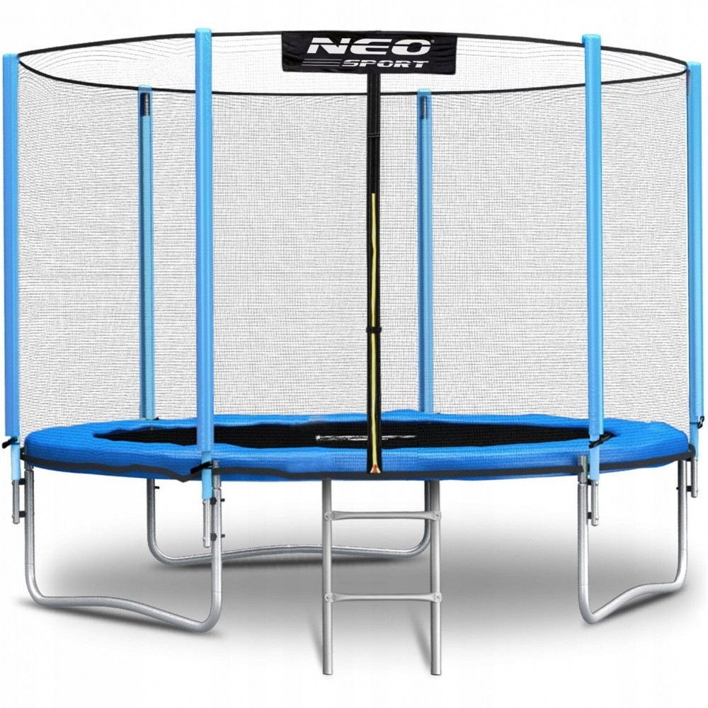 Батут Neo-Sport 8ft / 252cm зовнішня сітка та сходи, фото 1