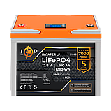 Комплект резервного живлення LP (LogicPower) ДБЖ + літієва (LiFePO4) батарея (UPS B500+ АКБ LiFePO4 1280W), фото 3