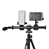 Штатив горизонтальний Yunteng 6109 алюмінієвий 178 см з пультом для телефону, фото 3