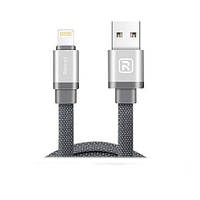 Кабель USB Lightning Delicate Recci RCL-H100-Grey хорошее качество