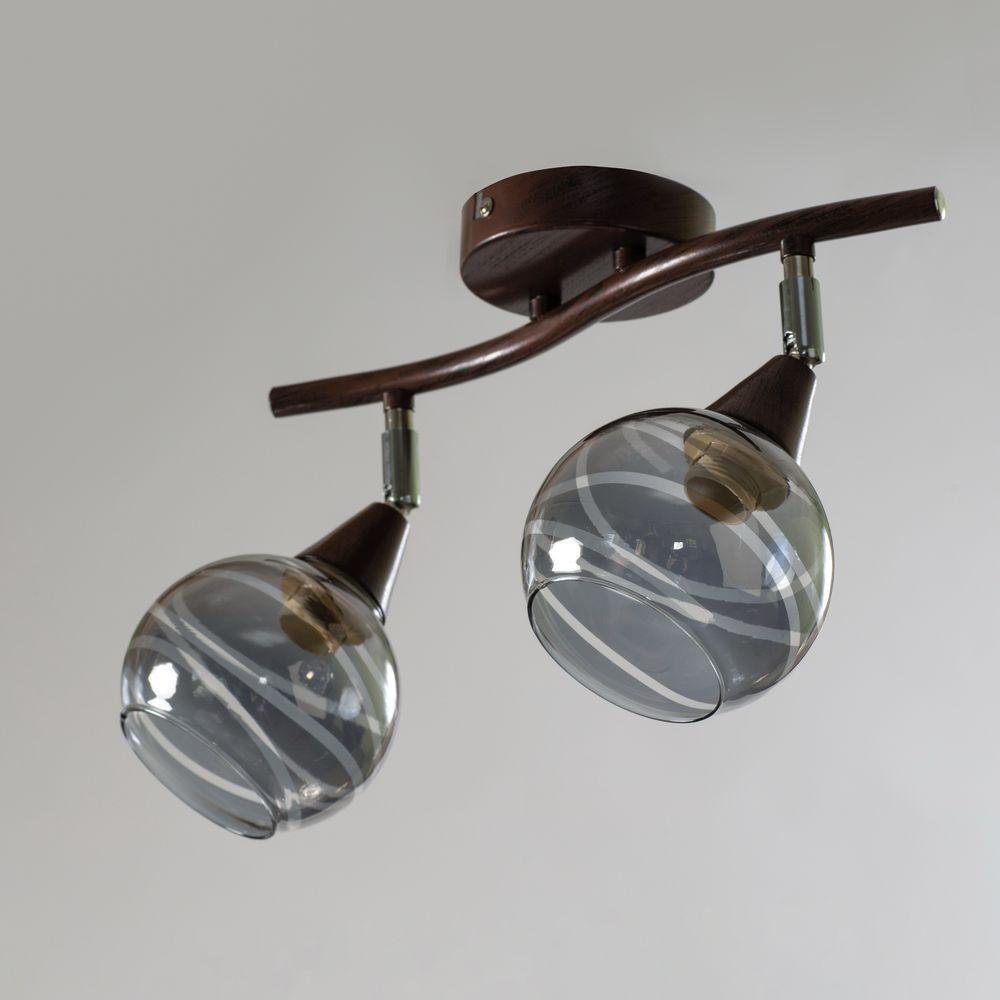 Люстра стельова на два плафони