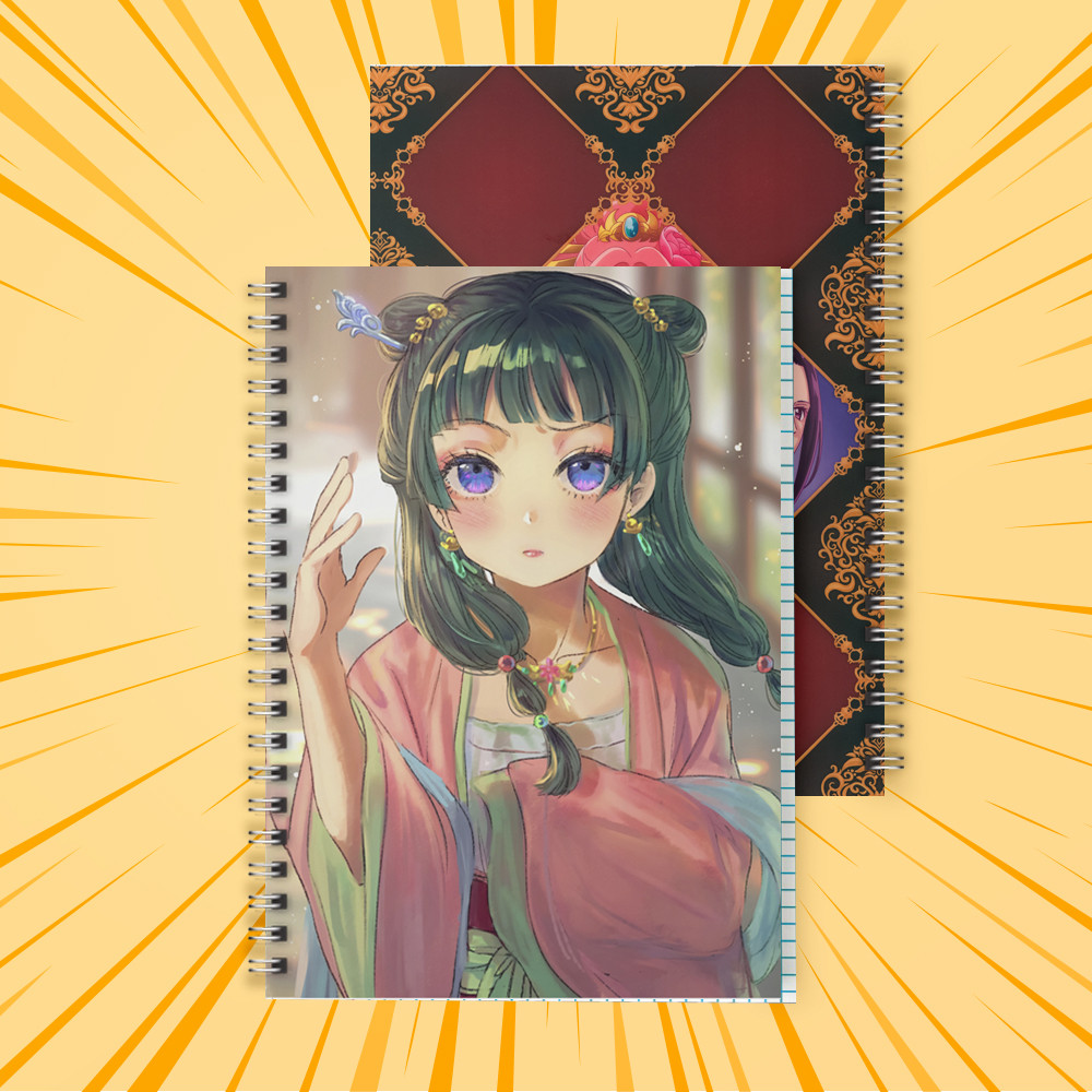 Зошит А5 48 арк. на пружині у клітинку 60 гр.м² Kusuriya no Hitorigoto / Монолог травниці 011