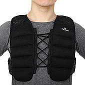 Жилет-обтяжувач 5 кг НЕрегульований Weighted Vest чорний (FI-3845-5)