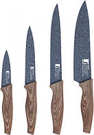 Набор ножей Bergner Marble Blade BG-9095 4 предмета хорошее качество