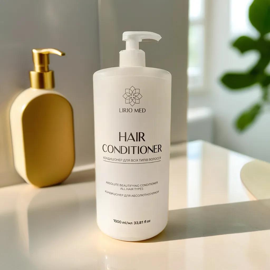 Кондиціонер для всіх типів волосся Lirio Med, 1000 мл, фото 1