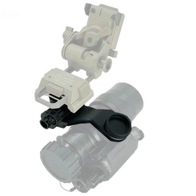 Адаптер кронштейн Wilcox J-arm для приладу нічного бачення PVS-14 до L4G24 (метал) Чорний, фото 1