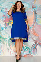 Стильное женское платье, ткань "Креп Дайвинг" 50, 52, 54, 56 размер 50
