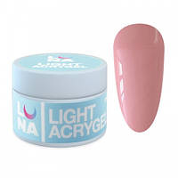 Рідкий гель Luna Light Acrygel для моделювання 07 бежево-рожевий. 30 мл