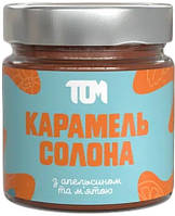 TOM peanut butter Карамель Солона 200 g з апельсином та м'ятою