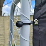 Великі металеві тренувальні футбольні ворота з тренувальним матом TRIZAND 21268, фото 2