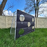 Великі металеві тренувальні футбольні ворота з тренувальним матом TRIZAND 21268, фото 3