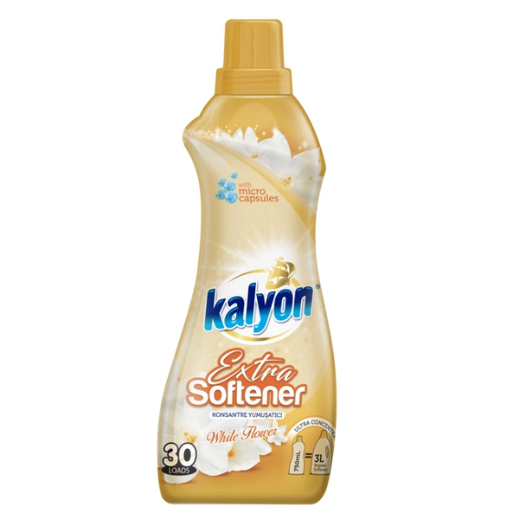 Кондиціонер для тканин Kalyon Extra Білі квіти (30 циклів) 750мл