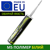 Герметик MS полімер Edeler MS-Polymer Plus W60 білий 290мл будівельні герметики для металу, пластику, каменю, дерева