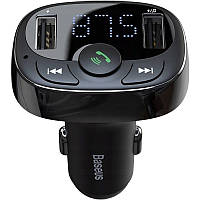 FM модулятор Baseus T-Typed S-09A Car Bluetooth MP3 Player (CCMT000001) Black